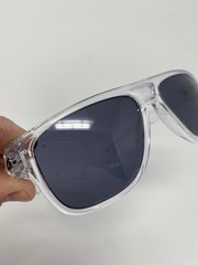 Oakley Breadbox Sunglasses OO9199-36 Polished Clear/Grey
