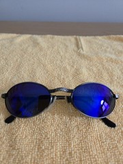 Vintage Retro Mens Revo 1111/011 H20 Sunglasses Gunmetal Python Pattern Frame