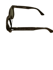 AKILA x PLEASURES Black Speckled Sunglasses Green Lenses Unisex Eyewear