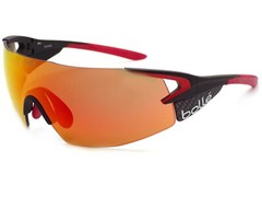 Bolle 5th Element PRO Sports Sunglasses Black Carbon Red w/ TNS Fire Lens 12069