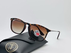 Ray-Ban RB4187 CHRIS 54mm Polarized Sunglasses – Brown Gradient Lens