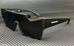 BURBERRY BE4291 346487 Matte Black Grey Rectangle Men’s Sunglasses 60 mm