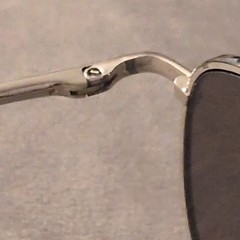 Ray-Ban RB3025 Aviator Sunglasses Silver Metal Frame Gray Tinted 135mm