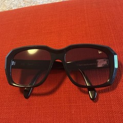 Vintage Frames (VF) Company Geometric Oversized, Black Acetate XXL