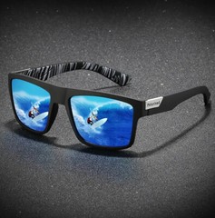 New Polarized Men Anti Glare Fishing Cycling Driving Sport Sunglasses Square