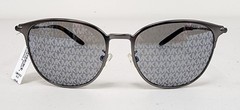 Michael Kors Men’s Caden MK1059 Printed Round Matte Gunmetal Sunglasses NWT