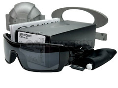 ✅🕶️ OAKLEY OIL RIG 009081 POLISHED BLACK/BLACK IRIDIUM POLARIZED SUNGLASSES (4)
