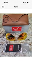 🔥 Rayban Aviator Sunset Red RB3025 Standard 58mm Men / Women 🔥