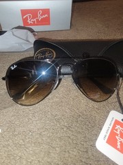 Ray-Ban Rb3519 Men’s Aviator Sunglasses – Matte Gunmetal/Brown Polarized