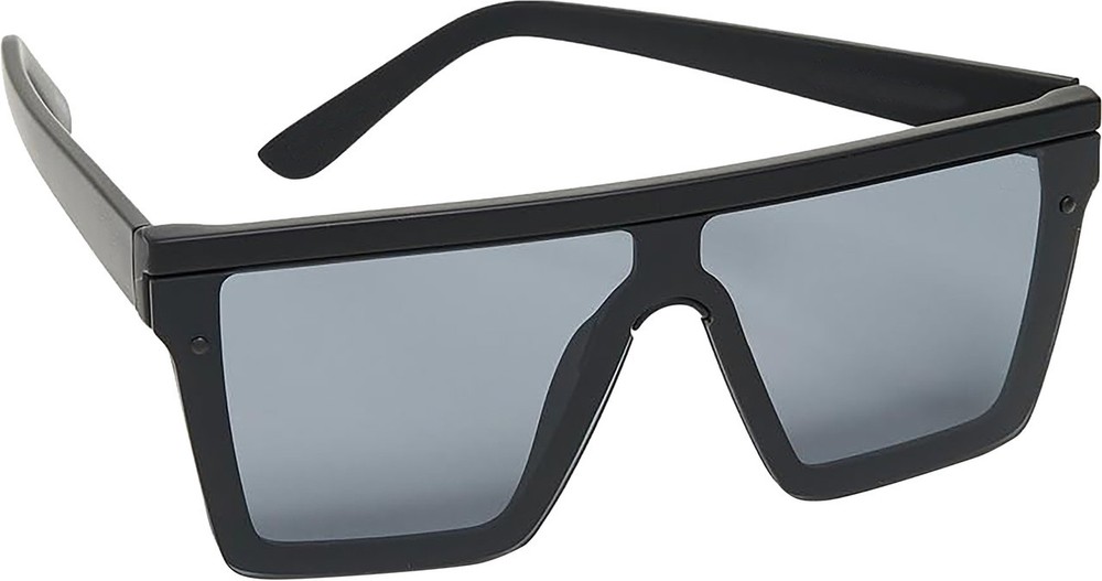 QUAY Australia Hindsight Mens Rectangular Sunglasses Matte Black/Smoke Grey 56mm