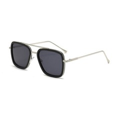 Fashion Sunglasses Men Women Square Classic Metal Frame Retro Glasses Eyewear