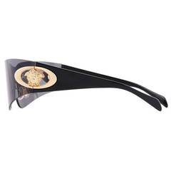 Versace Dark Grey Shield Men’s Sunglasses VE2280 100287 42 VE2280 100287 42