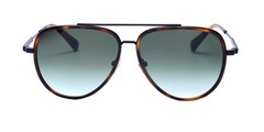 NEW JOHN VARVATOS SJV566 SUNGLASSES HAVANA PILOT FULL-RIM METAL & PLASTIC