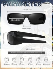 2025 Polarized Fashion Men Anti Glare Fishing Cycling Driving Sport Sunglasses N