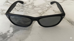 Ray-Ban RB2132 New Wayfarer Sunglasses 622 55-18 145 3N Matte Black (Frame Only)