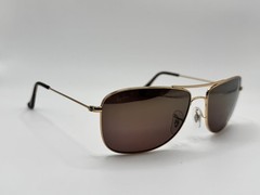 Ray-Ban RB3543 001/6B Gold/Gold Chromance Polarized Lenses Sunglasses READ DESCR