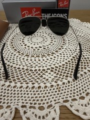 Ray-Ban Aviator Pilot RB3025 Silver Frames Silver Mirror Lens Large 62mm