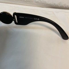 Versace VE4361 Biggie Unisex Black Grey Rectangle Sunglasses Medusa LIMITED