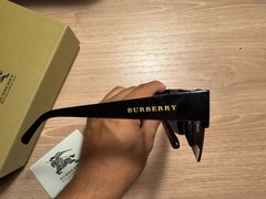 Black Burberry Shield Logo Sunglasses