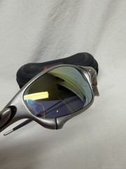 Vintage Oakley Juliet X Metal Plasma Ice Iridium Sunglasses JE041982A USA 2004