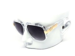 Men Sunglasses Designer Square Black Lens Gold Fashion Classic Retro Vintage NEW