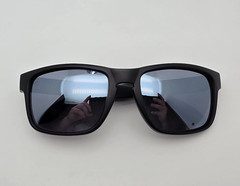 Blenders Canyon Mystic Grey Matte Black Frame Polarized Grey Mirror Sunglasses