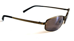 NWT Vintage 90’s Rectangle Metal Designer Sport Sunglasses (S. Brown)