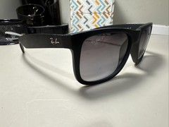 Ray Ban JUSTIN black/grey gradient RB4165 622/t3 54mm Polarized sunglasses #65