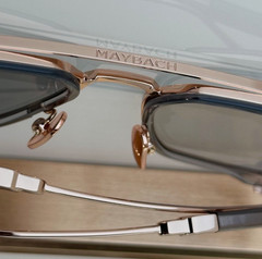 Eyewear Maybach THE PADKYLOB I Rose Gold Gray Square HQ Materials 145mm