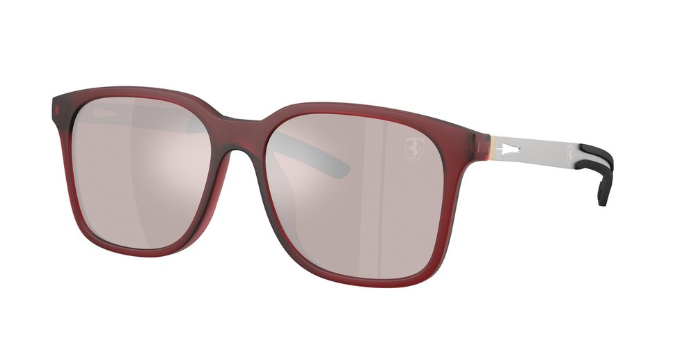 FERRARI SCUDERIA FZ6025D 508 B5 Red Bordeaux Purple Grey 57 mm Unisex Sunglasses