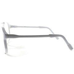 Designer Look Rich Famous Hip Hop 90s Style Oversized White Clear Lens Glasses