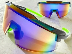 Oversize Retro Sporty Biker Baseball Fishing Wrap SUN GLASSES Large Frame & Lens