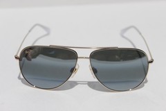 MAUI JIM Hauoli POLARIZED Sunglasses 665-16A Gold/Neutral Grey Aviator NEW