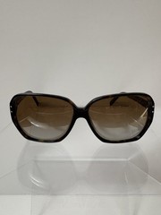 Men’s PRADA SPR 16mm Polarized Sunglasses Rectangular Black Frame Brown Lenses