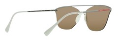 Prada 0PS 52US 371HD0 Lifestyle Ruthenium irregular Sunglasses