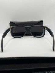 Ray-Ban Sunglasses RB4165 JUSTIN 622/T3 Black Polarized Light Gre Lenses 5 – New