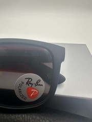 Ray-Ban Justin Grey Polarized Gradient Men’s Sunglasses RB4165 622/T3 54mm