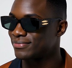 Casual Sunglasses Men Sunglasses Vintage White Frame Outfit Lentes Gafas Humbres