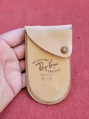 Vintage B & L ray ban glasses in fair condition with original case F6