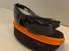 Youmuku Sunglasses Men, Polarized Sports for Running Cycling Golf Fish. Pliable