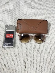 Ray-Ban Sunglasses RB 3546 9071/51 Polished Beige on Copper 49mm with Case