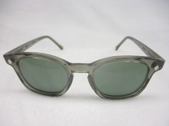 Pentax Hoya Sunglasses Preppy Retro Horn Rim 60’s Style Gray Frame G15 48 Medium