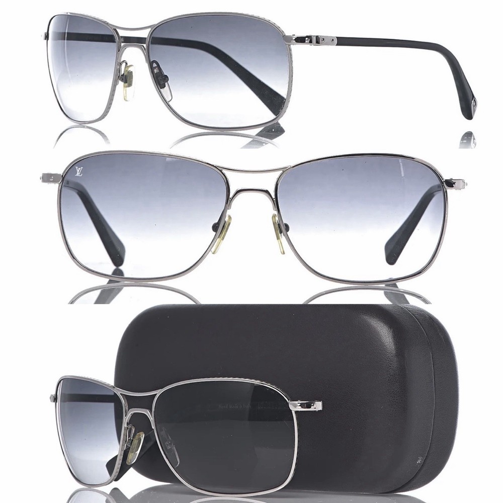 Louis Vuitton Monogram Conspiration Pilote Sunglasses Z0250U Black