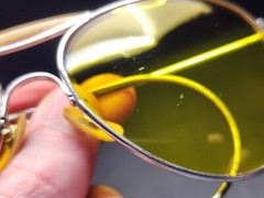 Vintage Unknown Optical Similar to American Optical Yellow Aviators