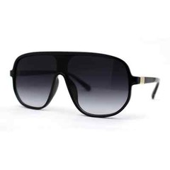 SUNGLASSES MEN DESIGNER GLASSES RECTANGULAR STYLE FLAT BLACK LENS MODERN STYLE