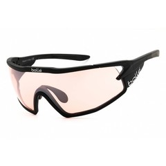 Bolle Men’s Sunglasses Matte Black Full Rim Shield Shape Frame B-Rock Pro 12627