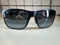 Maui Jim Red Sands MJ432-2M Sunglasses Matte Black Neutral Grey 59 17 140 #885