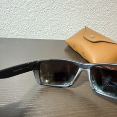 Bajio Bales Beach BAL220 Polarized Green Mirrored Glass Wrap Sunglasses Black