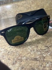 Ray-Ban Wayfarer Classic Sunglasses Sunglass RB2140 Black Frame Gray Lens