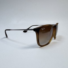 NEW Genuine Ray-Ban Chris Polarized RB4187 4187 Black Gradient Lens Size 54/18